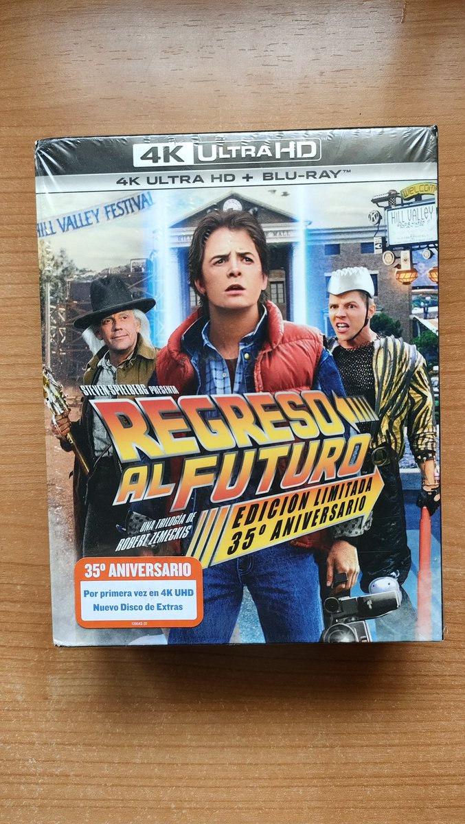 MrKaytos's tweet photo. VENDO la edición coleccionista 4K española de la TRILOGÍA de Regreso al futuro, como nueva, nunca reproducida. 

Por 50€ con envío certificado incluido, el mejor precio de la red. Para el más rápido. https://t.co/3aE46EY0ud