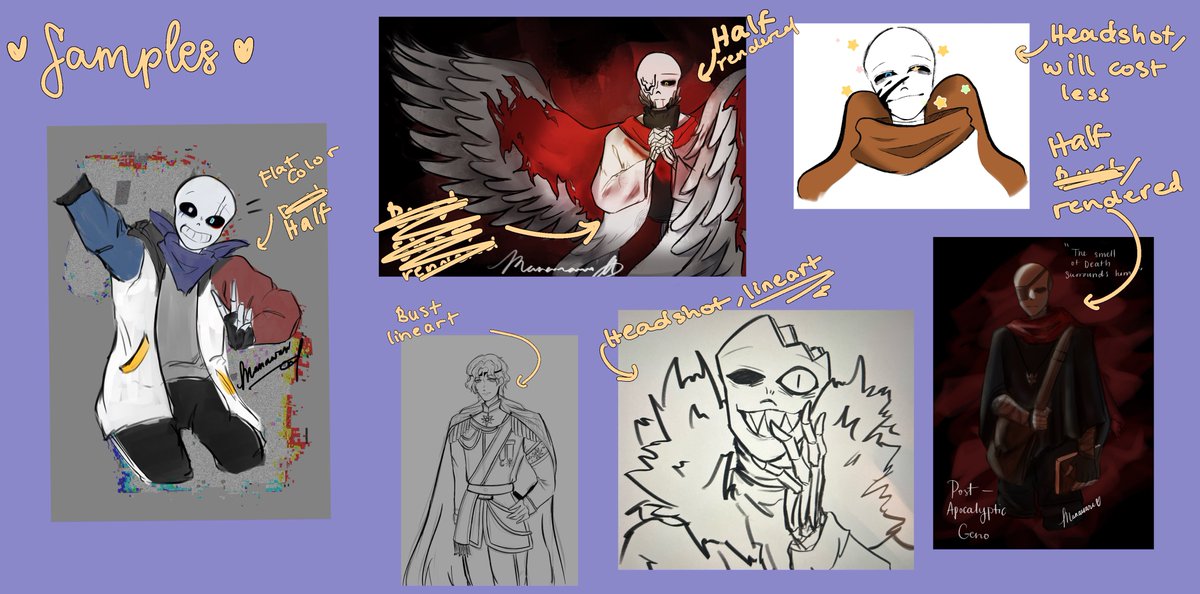 Manawari_Raya's tweet photo. HEY YOU! DO YOU WANNA COMMISSION SOMEOME?! ME IM AVAILABLE!
Dearest lovelies of mine, I advertise my commissions! You can DM me here, tumblr, or TikTok!
Hehehe :3 oh and that’s my oc
#commissions #utaus #undertale https://t.co/Lu3Zj1P6TN