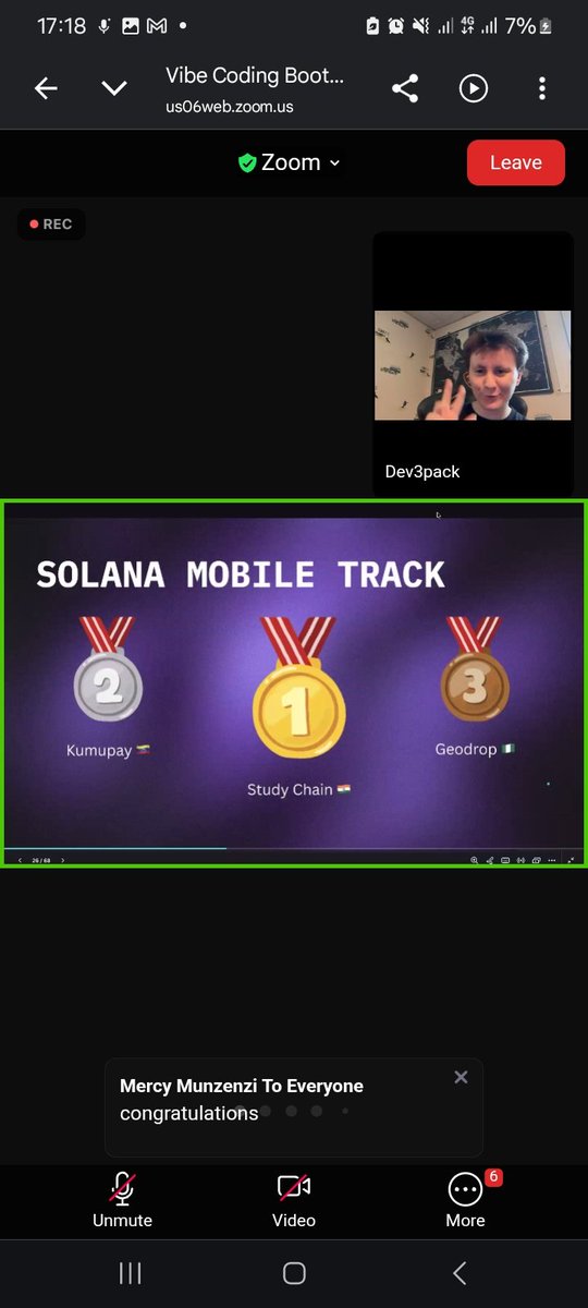 Hopeville27's tweet photo. WE WONNNN 🏆🇳🇬🔥

#1 in Nigeria and Top 3 globally on the Solana Mobile Track 🚀

From brainstorming ideas to sleepless nights, debugging, testing, failed builds, and last-minute fixes… we actually pulled this off 😭😂 https://t.co/X16r7DhwW9