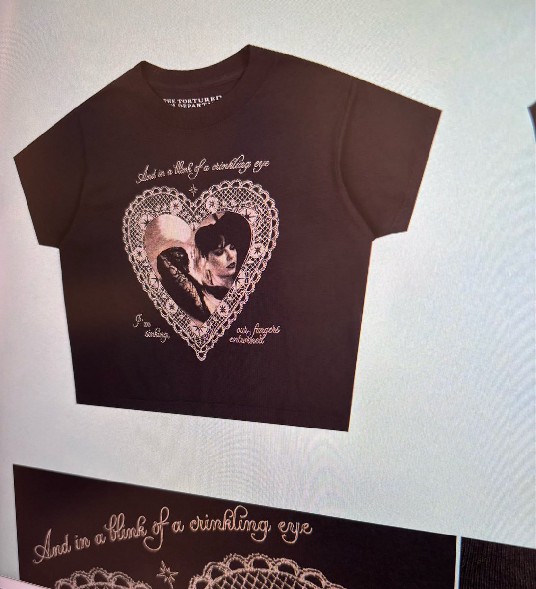 swiftlypri's tweet photo. Does anybody own this TTPD so high school merch? Is it nice and how does it fit? 😅 https://t.co/8TQEPyEzae