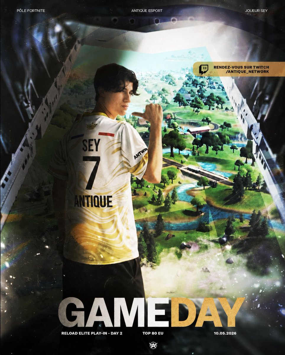 Antique_Network's tweet photo. PLAY-IN EWC DAY 2 !! 

Arrêtez tout, il est l’heure pour notre @Sey_rm d’aller arracher le lobby EU et décrocher une qualification pour les heats. 🤭

https://t.co/ygHx3Y4I2u 

Crédit : @ShieldGraphisme 

#REIGNOVER👑 https://t.co/KPfvGRvgUM