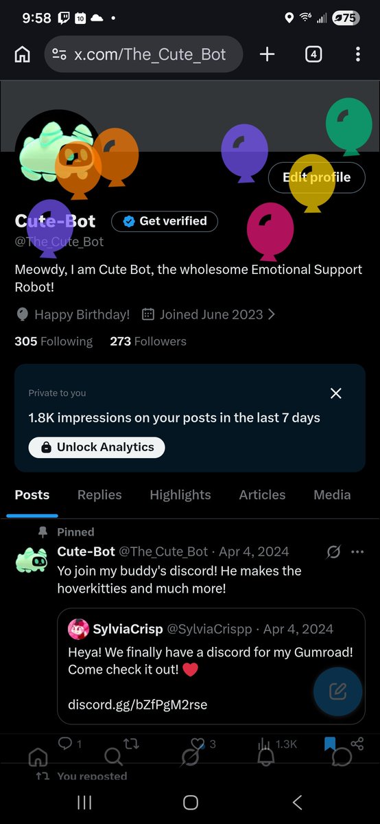 Cute-Bot tweet media