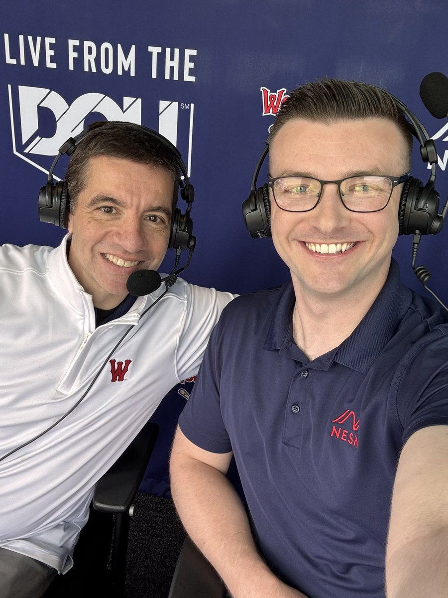 _JimCain's tweet photo. Beautiful day for baseball on this Mothers Day!

And it’s always a beautiful day when I get to call a game with @TheRadioMike 

@WooSox go for the series win at Polar Park vs. the @swbrailriders https://t.co/Pmz2yFhO0G