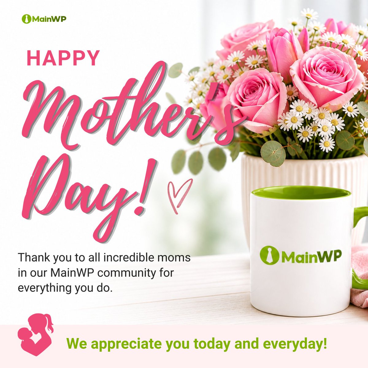 MainWP tweet media