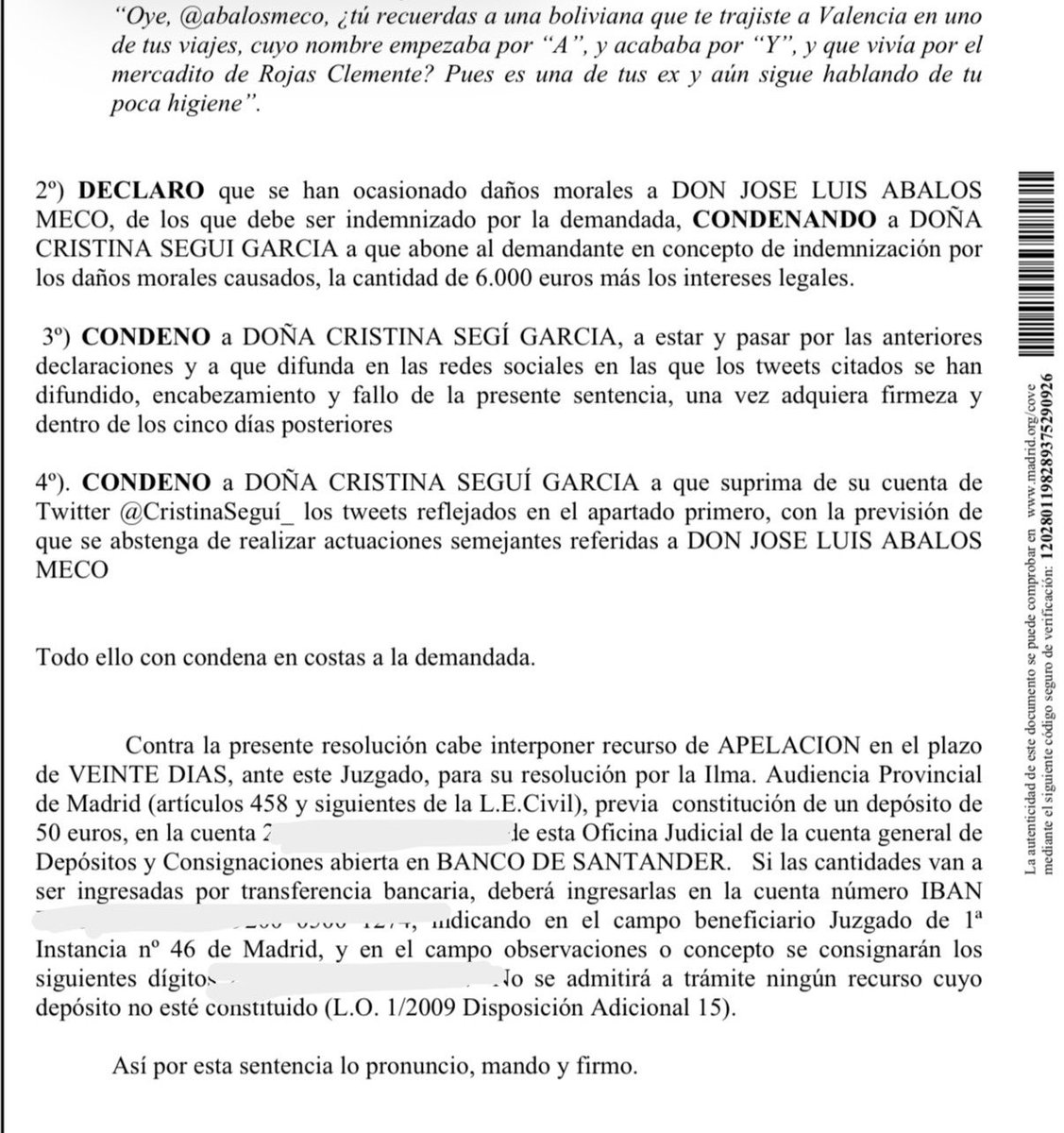 Cristina Seguí tweet media