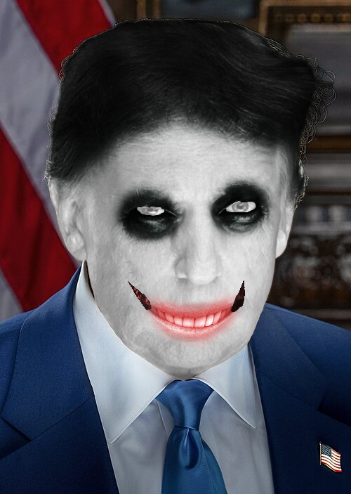 TRUMP RELEASES ***TERRIFYING*** NEW PRESS STATEMENT:

"I have become evil; the evilest! I am now Trump the Jeff The Killer, and I will Trump the Kills anyone, everyone! I am Trump The Killer, or, as my cabinet likes to call me, 'Trump the Coolest;' the greatest!"