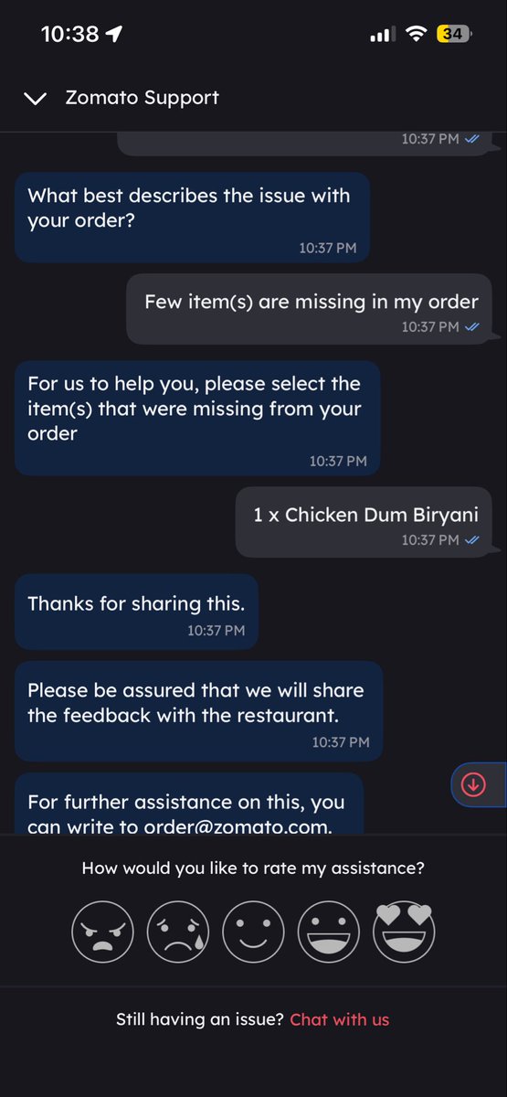 singhshubhh3's tweet photo. Always check your recieved order from zomato as they will make your fool any time @zomato @jagograhakjago zomato charges huge fees for delivery and all taxes but no response for customer support https://t.co/N0JgHiuCCp