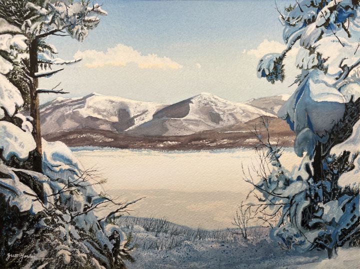 BrettGordon3's tweet photo. Art of the Day! "White Mountains, New Hampshire". Buy at: https://t.co/ubIVHGkwGh https://t.co/bVg1UEAlAE