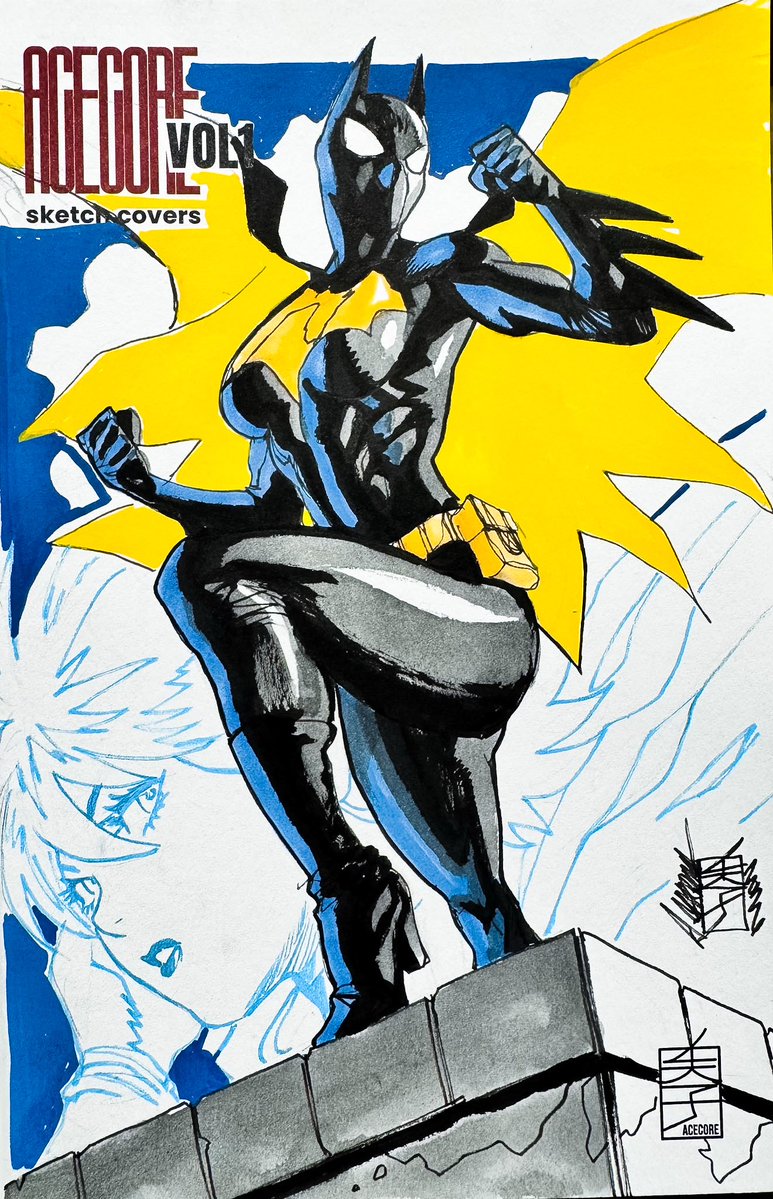 Batgirl Cassandra Cain 
Sketch cover commission 
Ink and acrylics

#batgirl #cassandracain