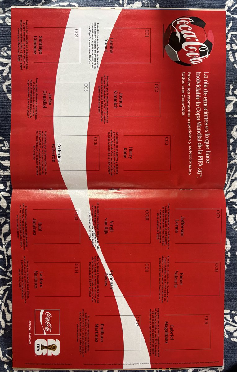 GSJVENT's tweet photo. @CocaCola @PaniniAmerica @FIFAWorldCup esto es repugnante. Mandar a los niñxs a comprar o consumir coca-cola para completar el álbum es nefasto y perverso. https://t.co/NZk8aIpBJx