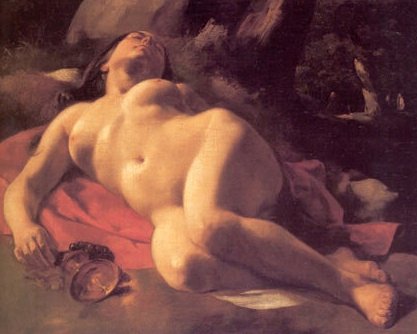 X_ArtGallery's tweet photo. Gustave Courbet - La Bacchante https://t.co/E4h6elZkBH
