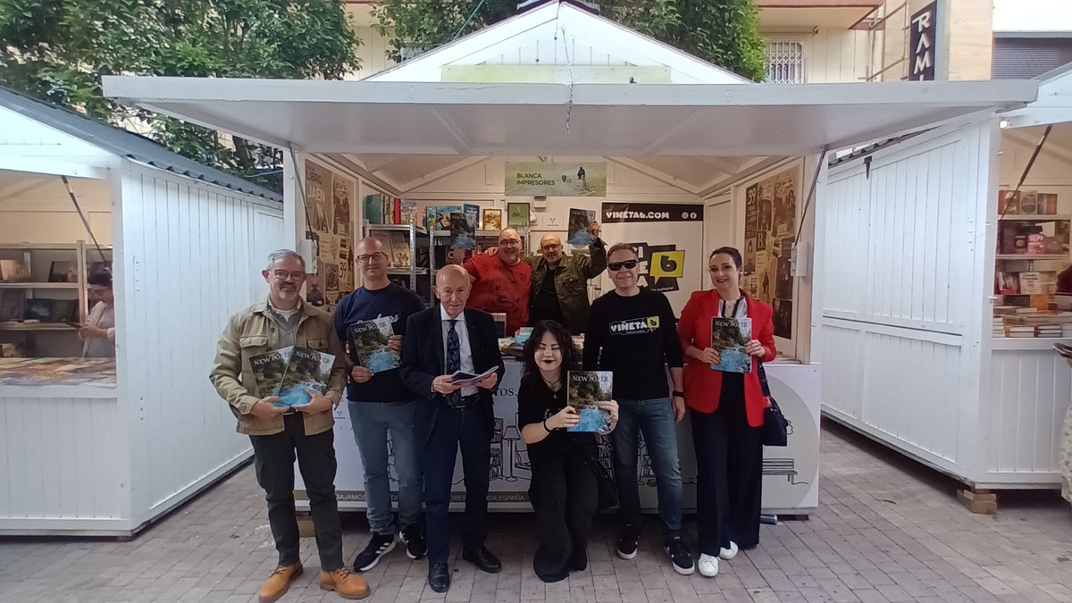 Vineta_6's tweet photo. The New Poyer  #36 consíguela GRATIS en el stand de @Blanca_print en la Feria del Libro de Jaén https://t.co/sFnem4Hes0