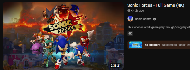 sonic forces fan tweet media