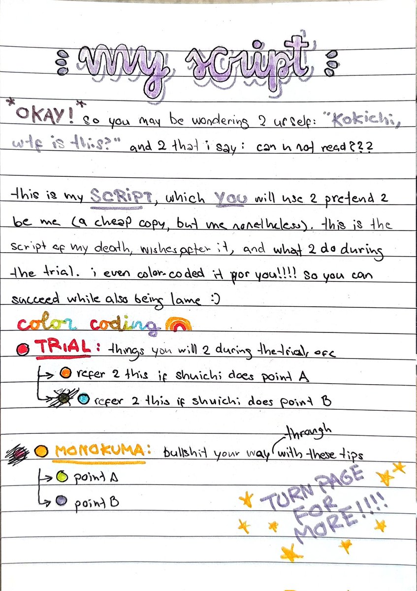 here's my vision as someone who once upon a time used to do these things