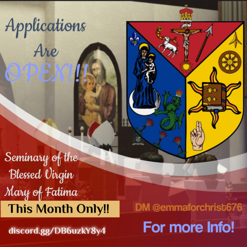 MaicRoblox's tweet photo. "The harvest is plentiful, but the laborers are few." ⛪✨

The Archdiocese of the Immaculate Conception is officially accepting applications for the Seminary of the BVM of Fatima!

Deepen your liturgical knowledge and serve the Lord on Roblox.
Details below. 👇 https://t.co/RADJwGBgXd