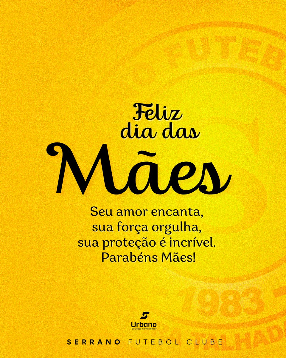 Serranofutebol's tweet photo. Feliz Dia das Mães para todas as guerreiras que tornam o mundo melhor todos os dias! https://t.co/i8z2R0bDPM