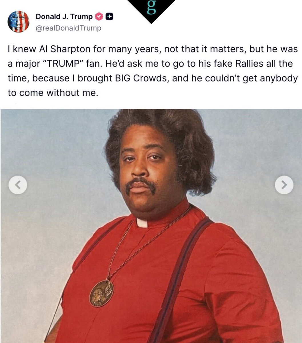 <a href="/its_The_Dr/">Johnny Midnight ⚡️</a> I’m going tell my grandchildren one day that this is was Whoopie Goldberg. Same body but he has a much better looking face and same race card throwing philosophy.