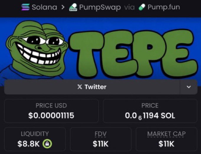 Sol_ashley5's tweet photo. I shared $TEPE inside my private VIP Telegram at just $11k Mcap.

#Solana #Memecoin #CryptoTrading https://t.co/sYAhNAjh7p