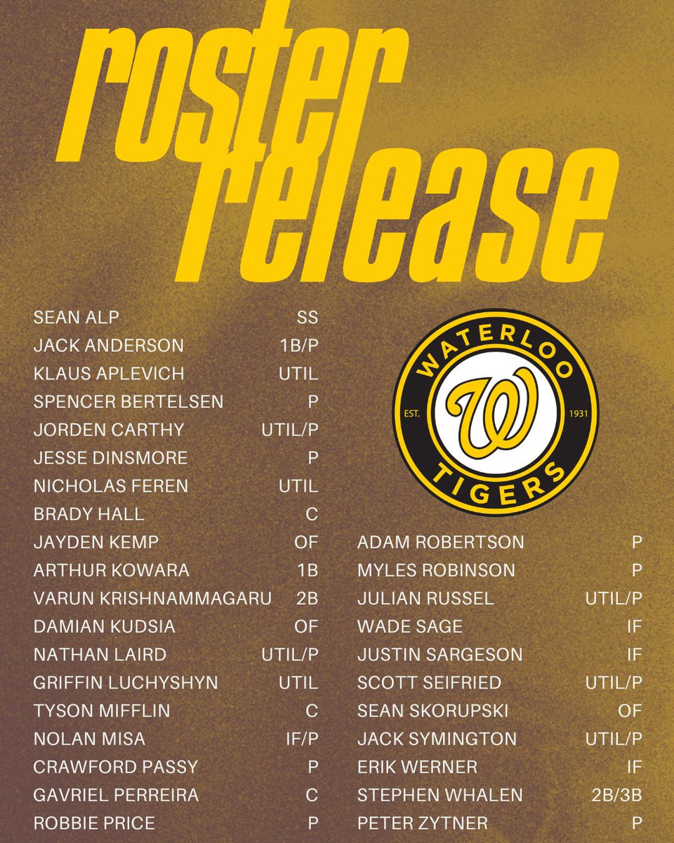Waterloo Sr Tigers tweet media