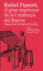 LluisAgusti's tweet photo. Jornada “El món de l’edició d’ahir i d’avui”
Dijous 14 de maig, 9.30-14.30 h.
Biblioteca de Catalunya.

Programa: https://t.co/tK4iMyaMOU

En el marc de l’exposició “Rafael Figueró, el gran impressor de la Catalunya del Barroc”, a la Biblioteca de Catalunya fins al 27 de juny. https://t.co/uolxUNMCVh