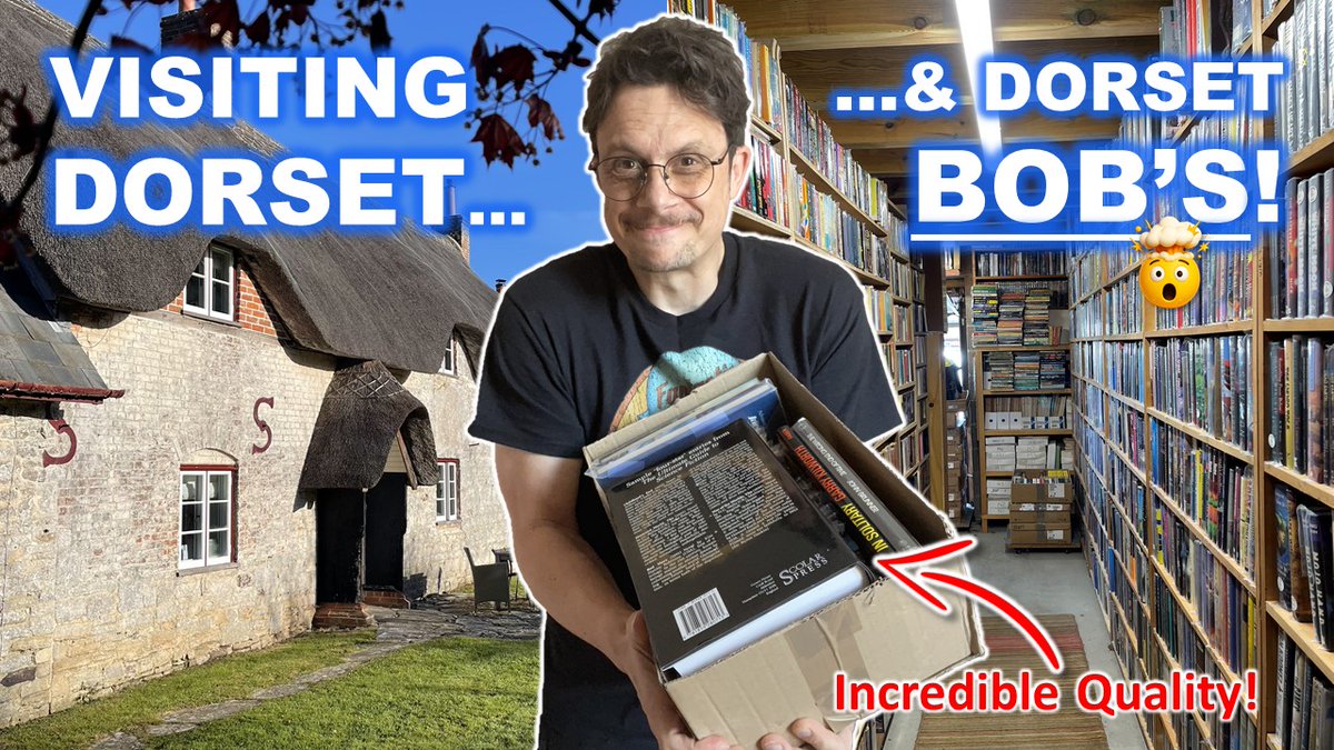 sfretirementlib's tweet photo. I recently went to Dorset (little family getaway) but the best thing about the trip was I managed to visit Dorset Bob, one of the most respected book dealers in the UK...and what an amazing morning I had! x

https://t.co/DyVPXwdgiE

#vintagesf #sciencefiction #bookcollecting https://t.co/7kX85bMcMT