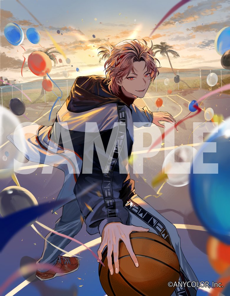 セラフ・ダズルガーデンくんの誕生日グッズのビジュアル担当させていただきました。お誕生日おめでとうございます～！✨🦉🏀