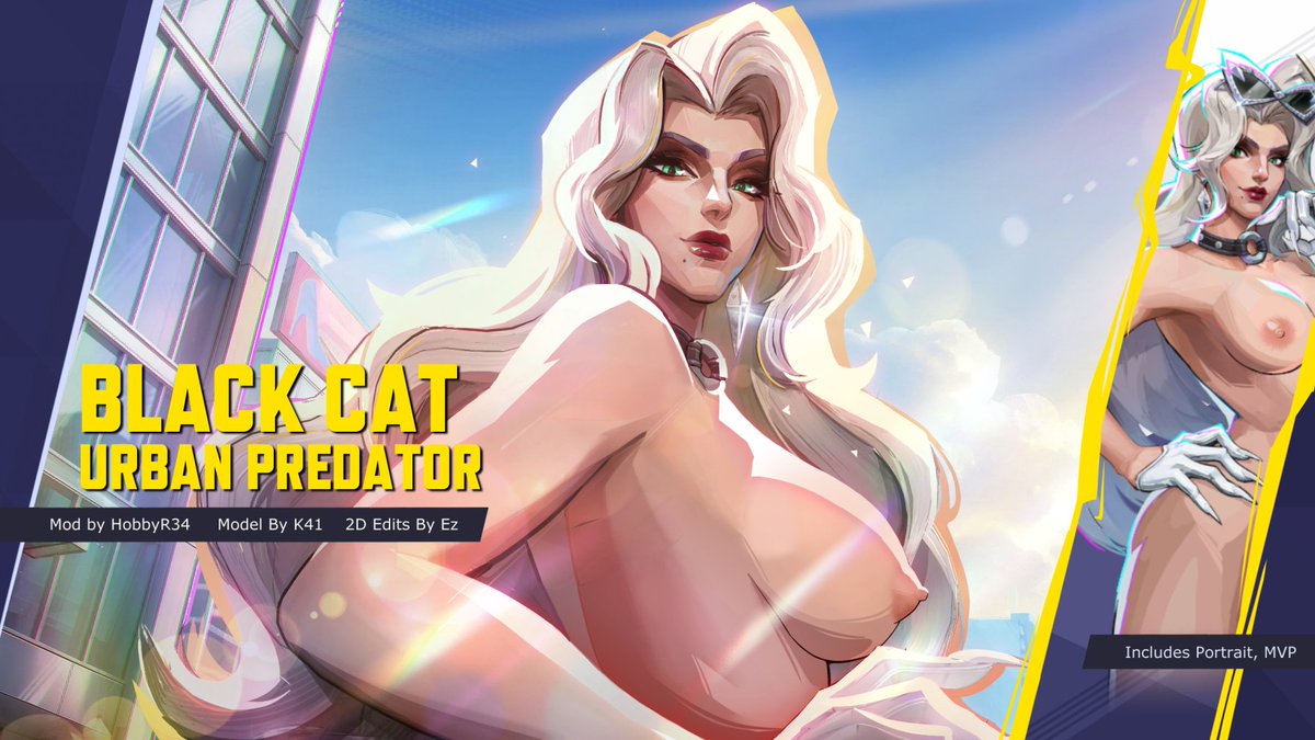EPincchi's tweet photo. Black Cat Urban Predator Edit for Marvel Rivals

On the prowl in the city https://t.co/eIzFlyAgal