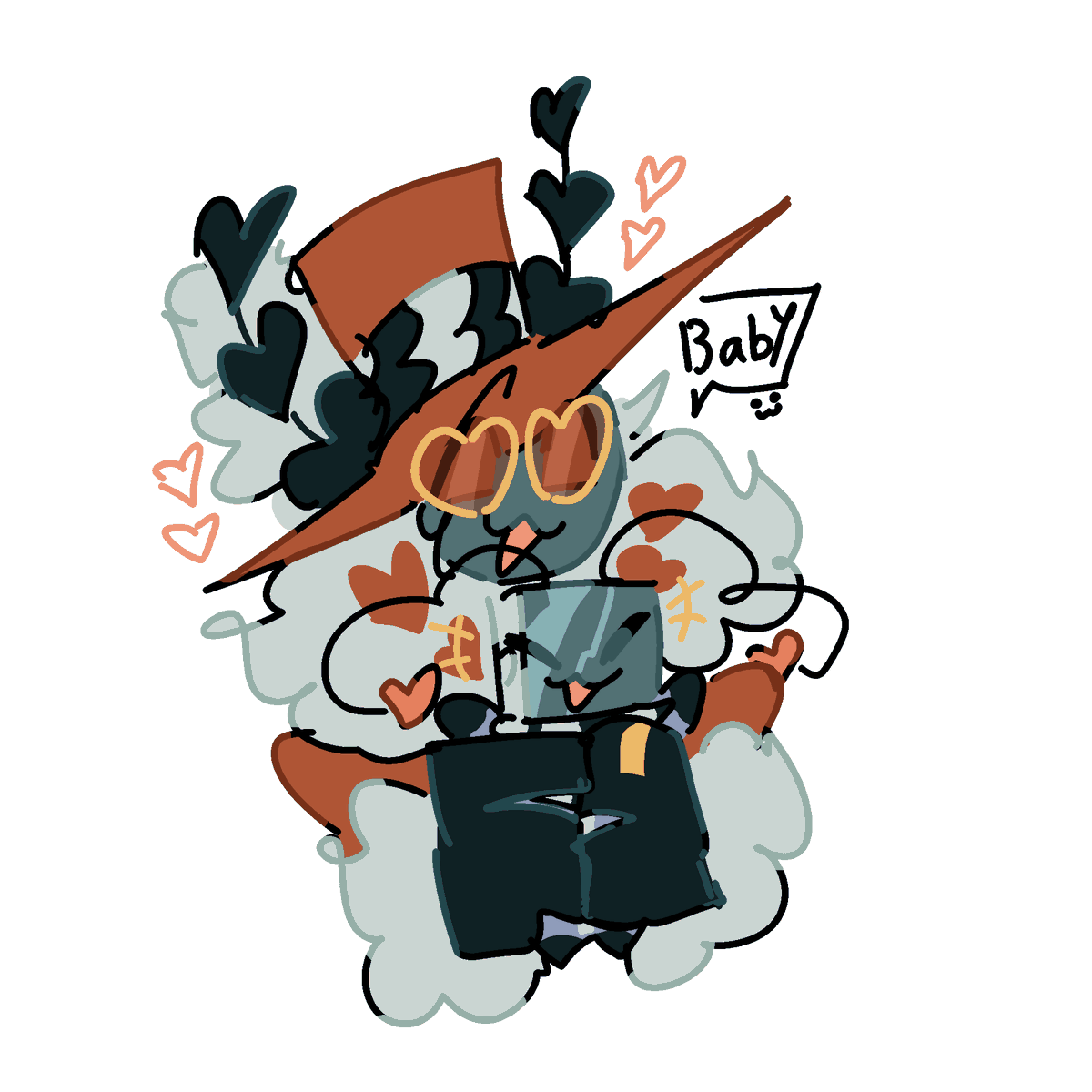 your_Olive_tree's tweet photo. Showing off his baby cause it's mother's day ig #Valentino #Vax #Staticmoth #Hazbin https://t.co/e60M9LBFzN