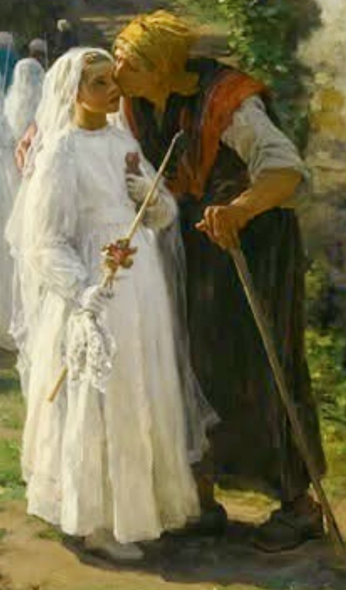 nissnickmich's tweet photo. “Las comulgantes” (1884). Obra del pintor francés Jules Breton #arte #pintura #comunion #primeracomunion #curiosidades #felizdomingo #10mayo https://t.co/fYBKn7LQjN