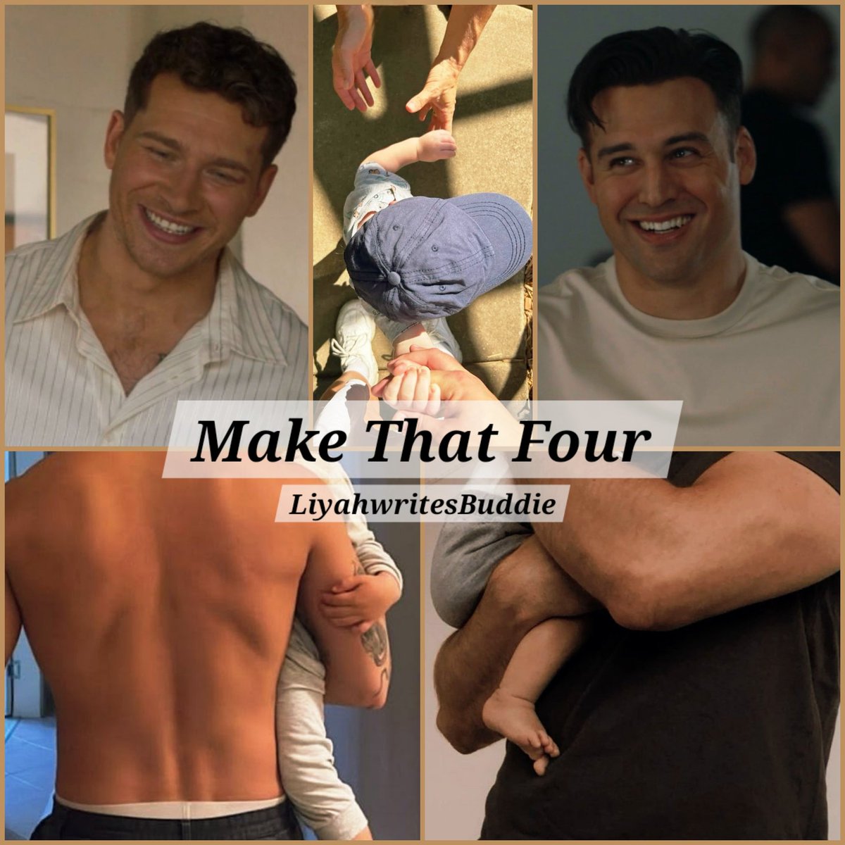 LiyahV_writes's tweet photo. 💛 Make That Four 💛

✿ Buck &amp; Theo + Eddie &amp; Chris
✿ Co-parenting
✿ Getting together 
✿ Buckley-Diaz family 
✿ Ch: 1/?

Link: https://t.co/kPwjeow6lq https://t.co/wLkWHVpaAb