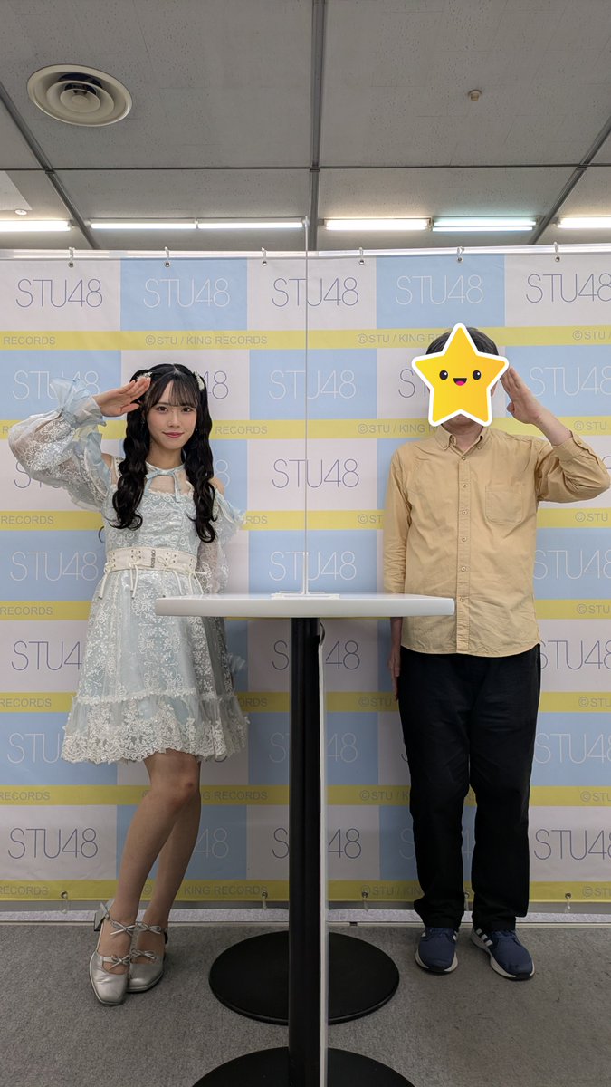 une_pyon's tweet photo. 2026年5月10日
#STU48 2ショット写真会📸

3時間目 さらぴ様✨
今日もビジュが強すぎて、まさに“さらぴ様”でした👑
ありがとうございました！

#吉田彩良
#好きすぎて泣く https://t.co/a7Pr24W47r