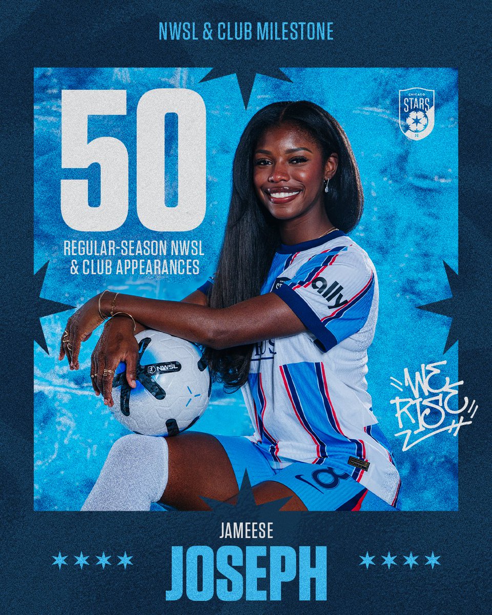 theChicagoStars's tweet photo. 50 NWSL regular season appearances. All of them as a Star ✨ 

Congrats, Meese! https://t.co/MSx70KDjgr