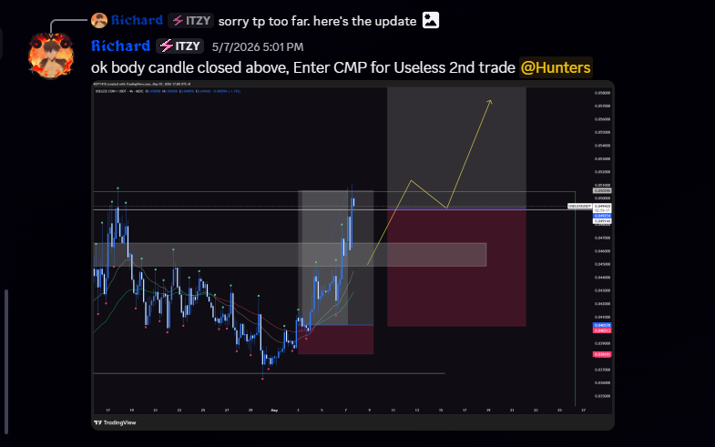 CryptoRoyt's tweet photo. $USELESS Up up https://t.co/MSLDky8VKF