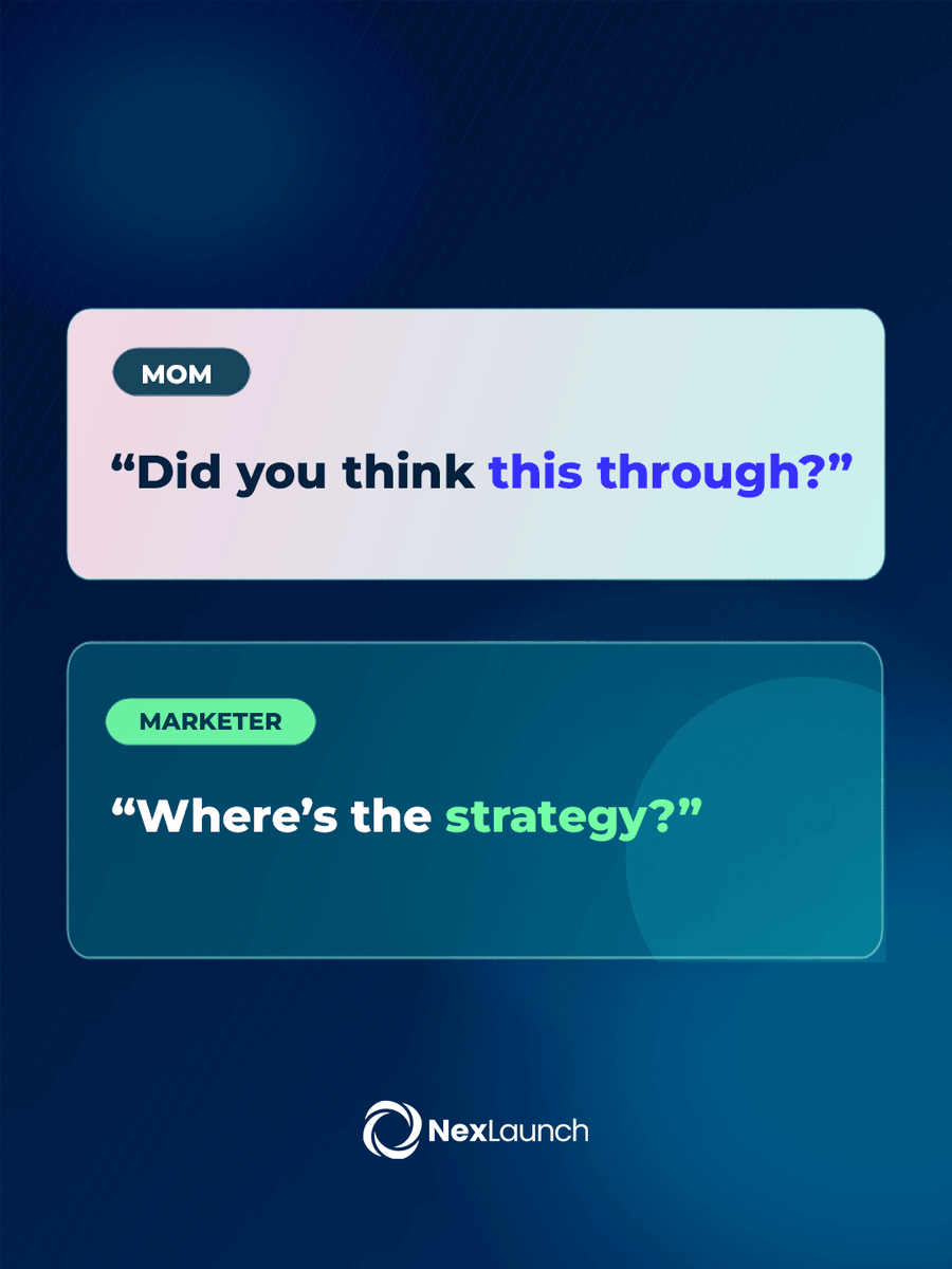 NexLaunch's tweet photo. Moms 🤝 Marketers, more alike than you'd think.
 
 Strategic, consistent, always one step ahead.
 
 Happy Mother's Day 💐
 
 #MothersDay #NexLaunch #HappyMothersDay #MarketingLife #BrandGrowth https://t.co/YWWAu6stVO