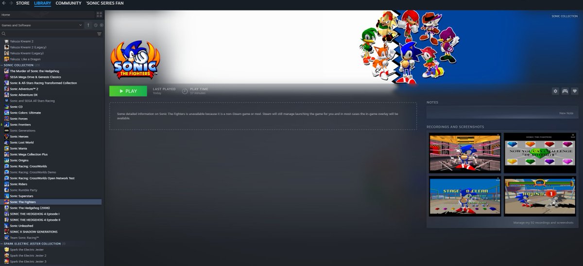 Sonic Series Fan tweet media