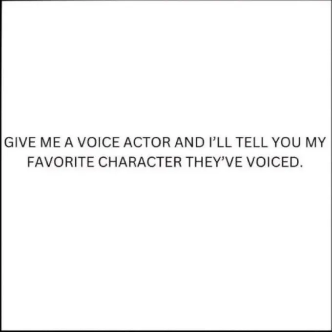 TheRealAnimonic's tweet photo. guys lets try this xd give a voice actor/ress and ill tell you fav who they played
if i dont know them ill wont respond okay
#voiceactor #suggest https://t.co/rkJjaGw3lS