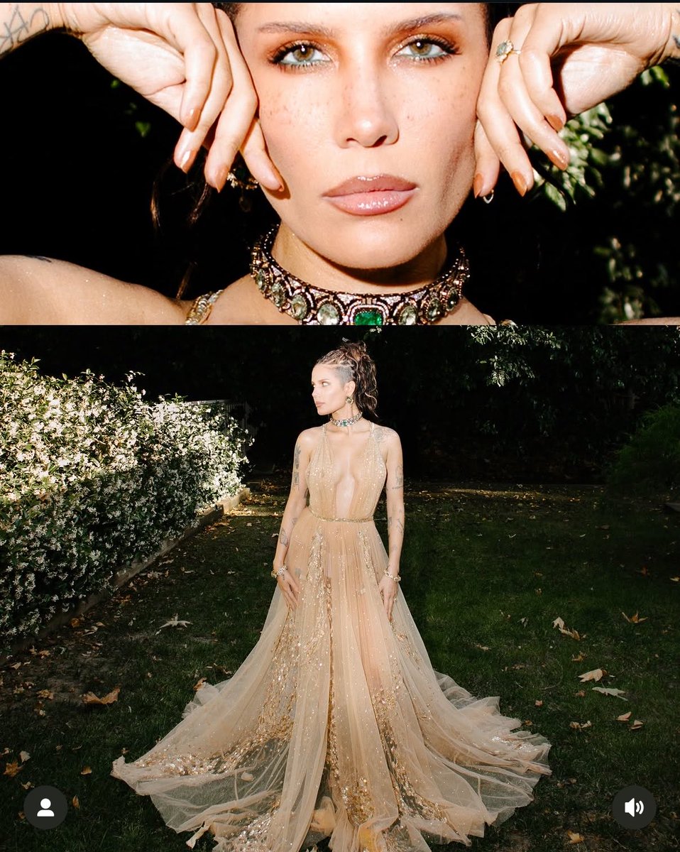 honeycomingdown's tweet photo. Woahh Halsey looks like the Goddess Mother Earth!!

One of her most stunning looks ever!!!✨🌱 https://t.co/o1lovjcuK3