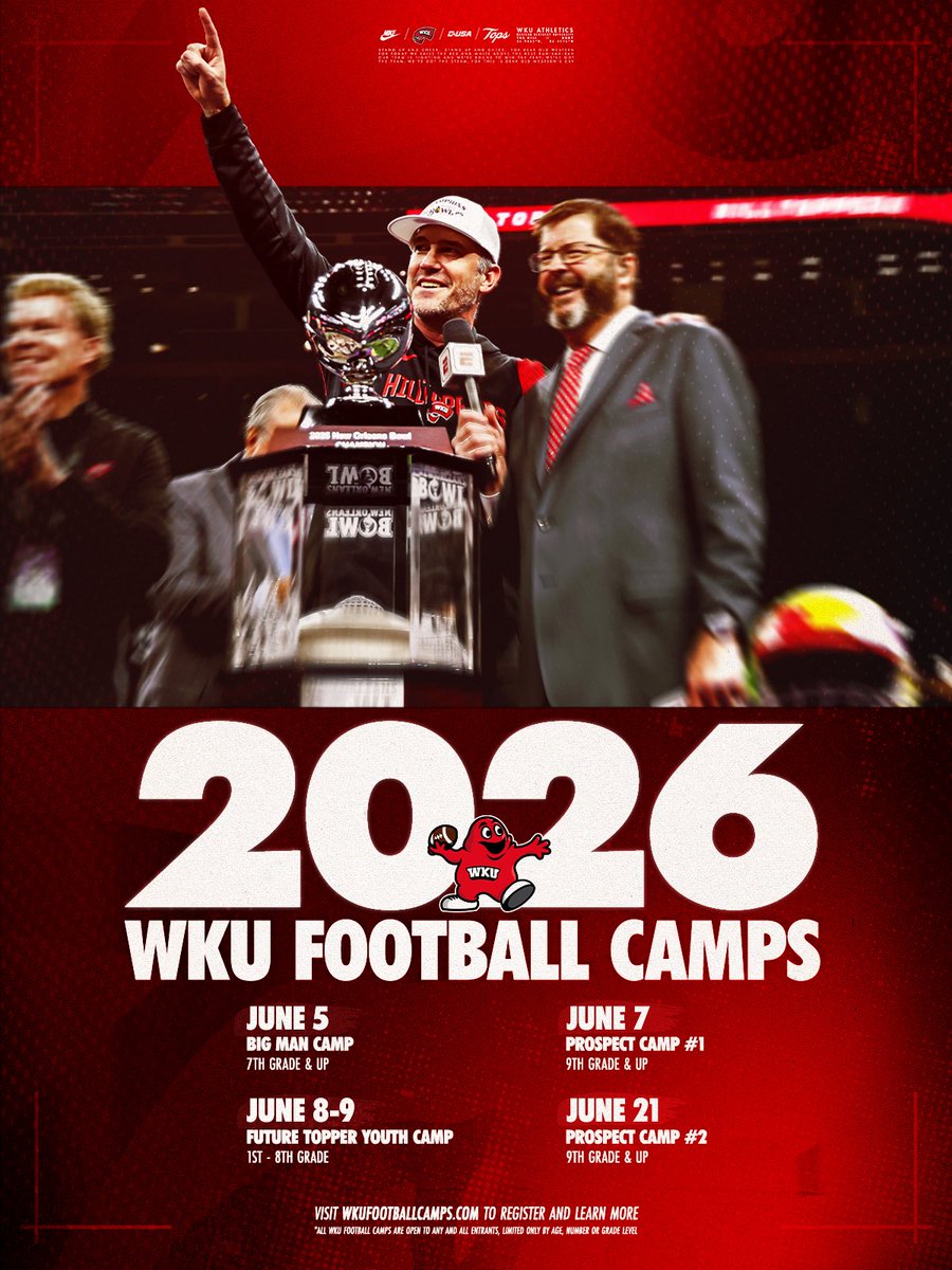 BrandonFearsjr's tweet photo. Thank you @WKUFootball for reaching out and telling me about camps coming up @Thechaselane 
@BC0027 @Coach_Roberts49 @CoachMiller_12 @thac62 @CoachRobStacy4 @whs_coachmorgan @westrebelsfb https://t.co/SVj1JTaYub