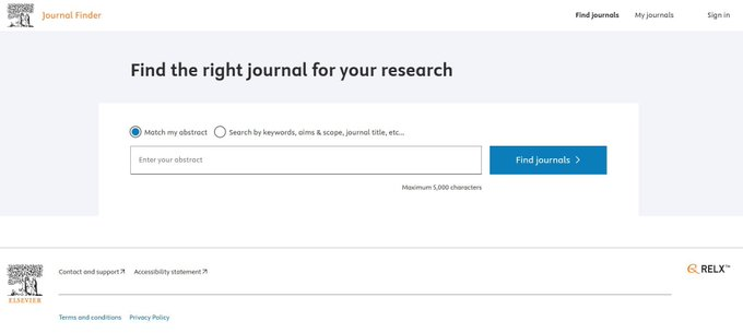 ScieResearch's tweet photo. اختيار المجلة المناسبة لنشر العمل البحثي موقع Journal Finder من Elsevier هو الأداة المثالية لهذه المشكلة! 
👇👇
https://t.co/VlI7No1pOY https://t.co/st9rTV9Ilg