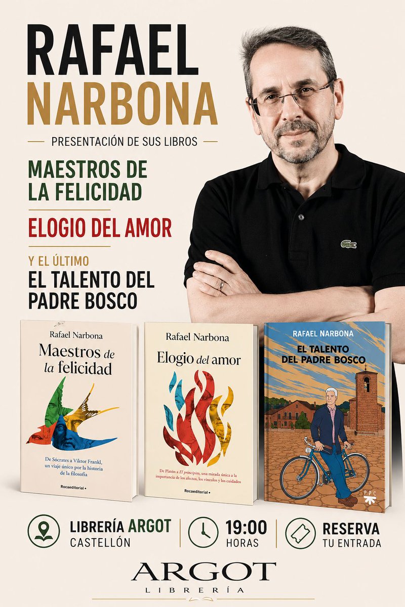 El próximo 15 de mayo estaré en Castellón