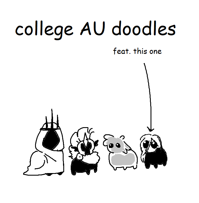 college AU doodles 🧵(1/4)
these are a bit older, had em on the backburner

 #sfawtde #alternateuniverse #d3rlord3 #averythemayo #collegeau