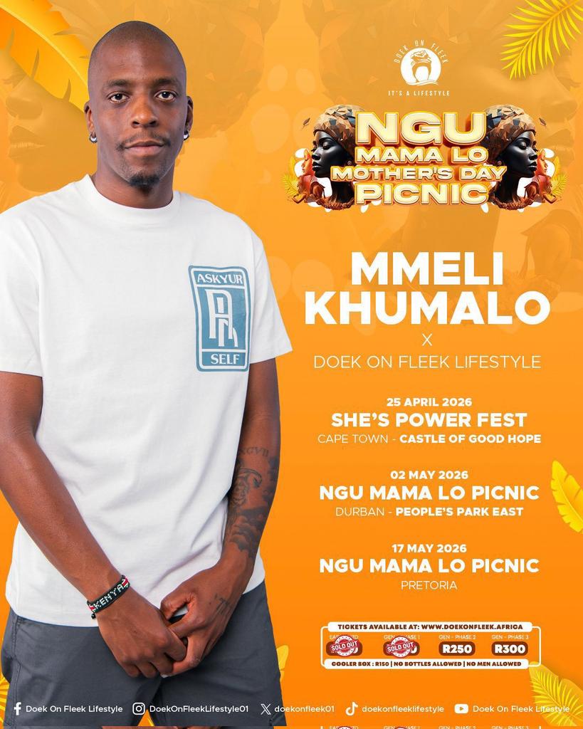 drfaithstan's tweet photo. Advocates and Thammeli shippers are you ready for the Doek On Fleek Festival with Mmeli this coming Sunday? #MmeliKhumalo #Thammeli https://t.co/UGyWbS4Qtx