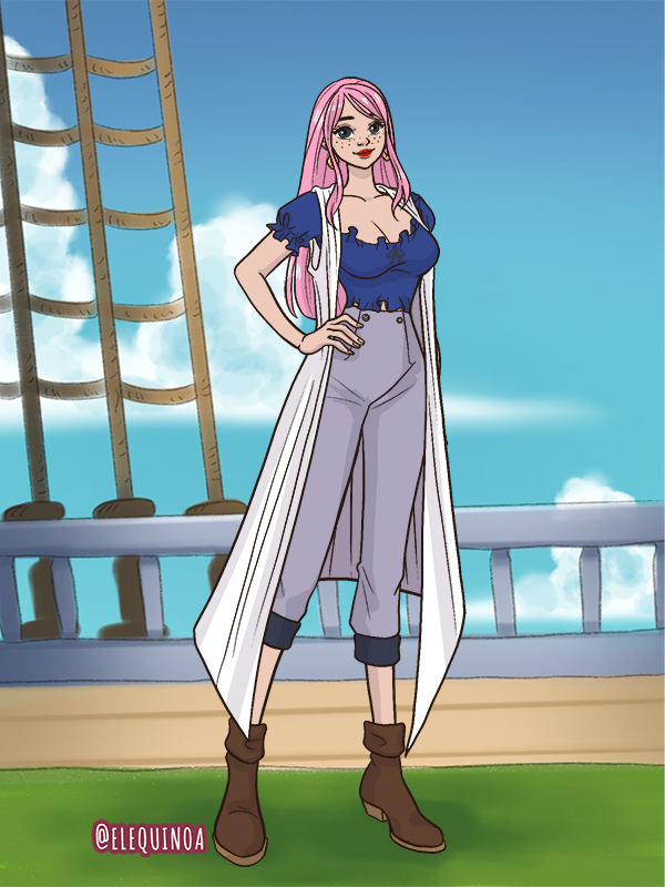 luffysmiles's tweet photo. Your new dress up inspired in op is the greatest thing ever! @Elequinoa thank you so much! here's my oc Erina https://t.co/oHjUhYLzDX