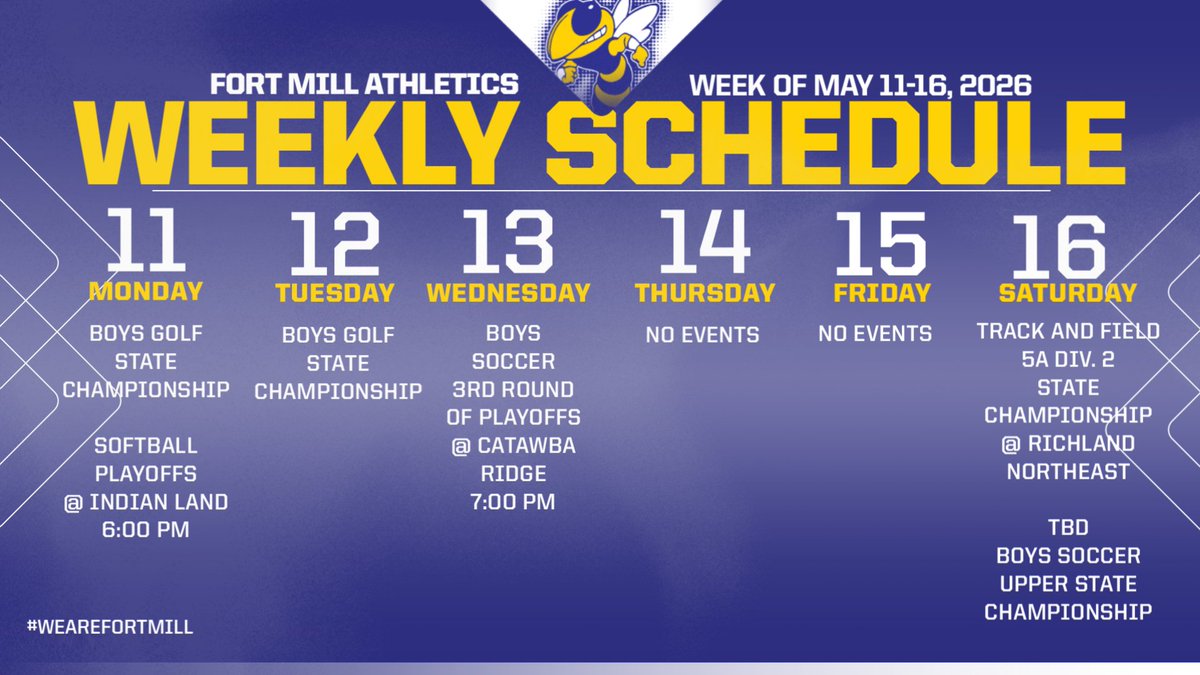 Fort Mill High School Athletics tweet media