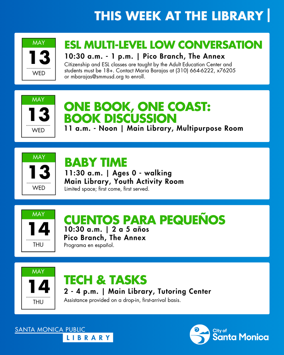 Santa Monica Public Library tweet media