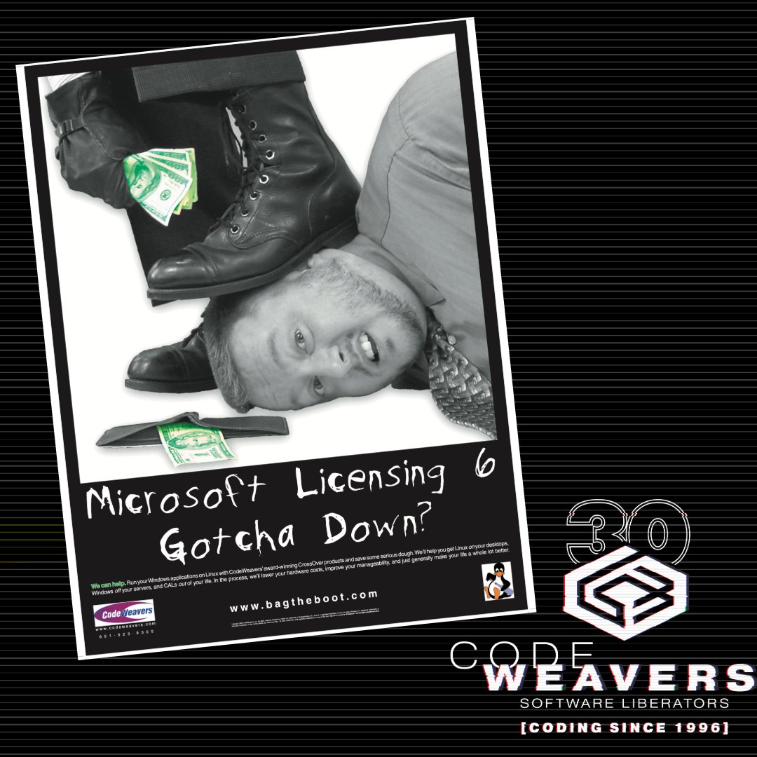 CodeWeavers tweet media