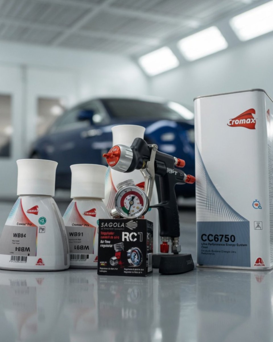 PerchanSA's tweet photo. La nueva SAGOLA 4600 HEX mejora la atomización, reduce manchas y consigue acabados más uniformes incluso a menor presión. 🔥🎨🚗

Más precisión, menos correcciones y mayor productividad en cabina.

#Sagola #4600HEX #Carrocería #MuchoMásQuePintura https://t.co/9NDQjwiMBB