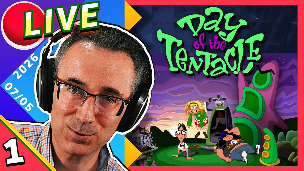 ZatrasASMR's tweet photo. Quel Grand Classique RETRO REMASTERISÉ ! 🐙 - ASMR Soft Spoken - Day Of The Tentacle [Ep.1]
https://t.co/fOurkM8EJp
➡️ Que de souvenirs évoqués ici, et un bon moment de redécouverte, ensemble !
✨ 1 Minute ASMR Chuchotée et 2 Pages d’Aphorismes en cours de Live ! https://t.co/rJHC0NeIJQ