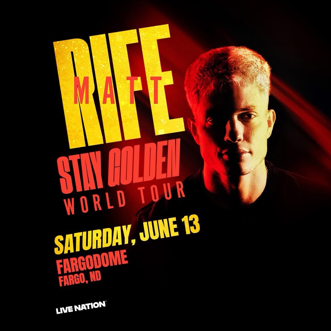 fargodome's tweet photo. More Matt Rife tickets just dropped 🔥

Limited additional seats are now available for the FARGODOME show!
🎟️ Get in while you can: https://t.co/s8sPoCdq99 https://t.co/ba8Lg583zK